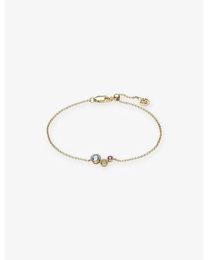 Sif Jakobs Sardinien Tre 18Ct-Plated Sterling And Cubic Zirconia Bracelet - Metallic