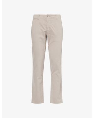 PAIGE Vincent Straight Stretch-Cotton Chino Trousers - Natural