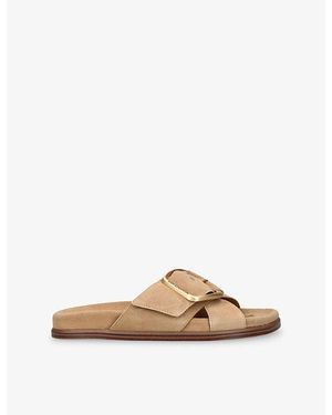 Sam Edelman Darla Suede Sandals - Natural