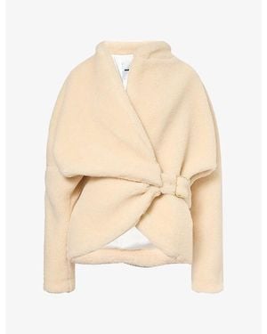 DARKPARK Cindy Countour Faux-Shearling Jacket - Natural