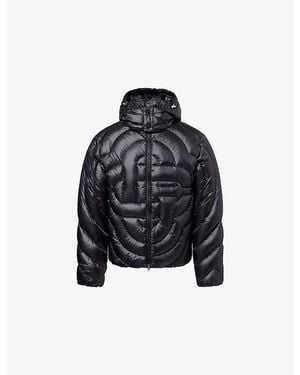 CASABLANCA Quilted Detachable-Hood Puffer Jacket - Black