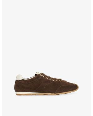 Dune Evalinna Suede Trainers - Brown
