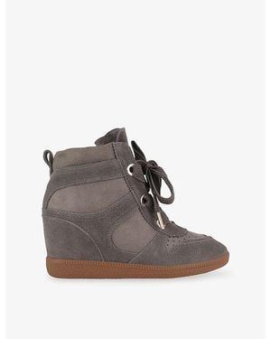 Steve Madden Mables Lace-Up Suede Ankle Boots - Brown