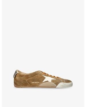 Golden Goose True-Star Suede Low-Top Trainers - Natural