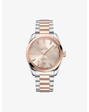 Omega Seamaster Aqua Terra 150M Sedna On Stainless-Steel Watch 38Mm - Metallic