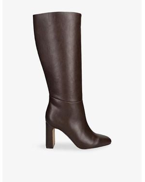 Steve Madden Speedway Gc2 Heeled Leather Knee-High Boots - Brown
