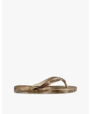 Havaianas Havanias X Isabel Marant Printed Rubber Sandals - Brown