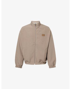 Amiri Logo-Patch Woven Track Jacket - Natural