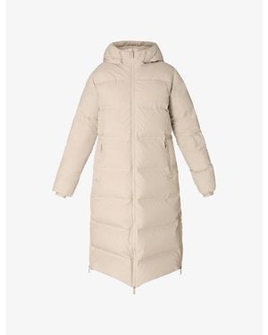 Sweaty Betty Nimbus Longline Shell Coat - Natural