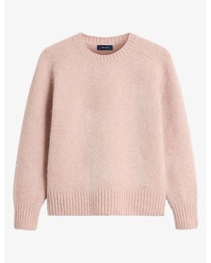 Soeur Envie Round-Neck Wool And Alpaca-Blend Jumper - Pink