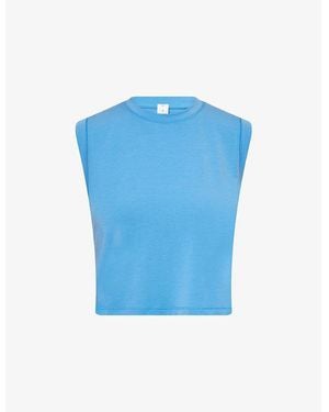 lululemon Training Muscle Jersey Tank Top - Blue