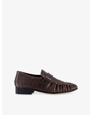 Tony Bianco Gatsby Leather Loafers - Brown