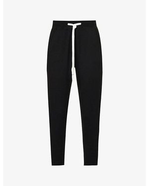 Splits59 Reena Tapered-Leg Stretch-Modal Jogging Bottoms - Black