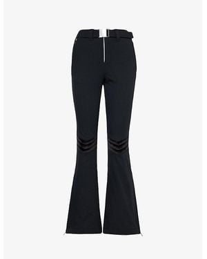 MY Sunday Ski Perfect Flared-Leg Mid-Rise Ski Trousers - Black