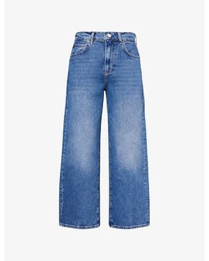 PAIGE Arellia Barrel-Leg Denim Jeans - Blue