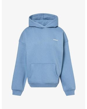 Sisters & Seekers Seekers Logo Cotton-Blend Hoody - Blue
