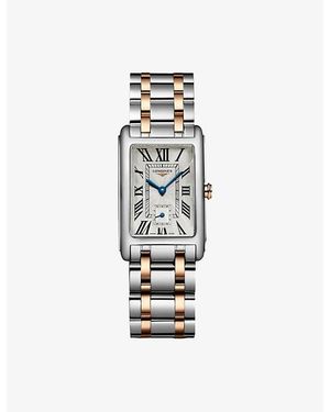 Longines L5.512.5.71.7 Dolcevita Stainless-Steel And 18Ct- Quartz Watch - White