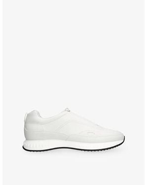 John Lobb Stream Elasticated Leather Sneakers - White