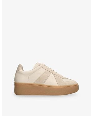 Maison Margiela Chunky Replica Leather Trainers - Natural