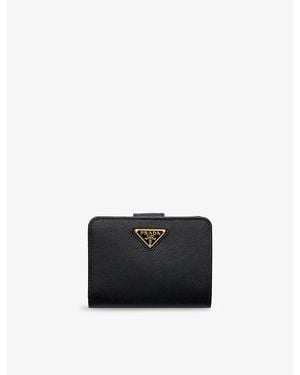 Prada Small Saffiano Leather Wallet - Black