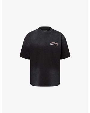 Amiri Sunny Place Graphic Skate Cotton-Jersey T-Shirt - Black