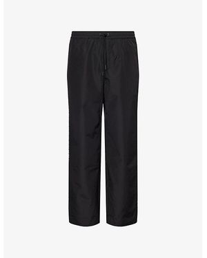 Daily Paper Amadi Logo-Stripe Woven Track Jogging Bottoms - Black