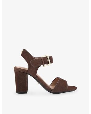Carvela Kurt Geiger Sadie Heeled Suede Sandals - Brown