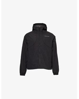 Trapstar Hyperdrive Regular-Fit Windbreaker Shell Jacket - Black