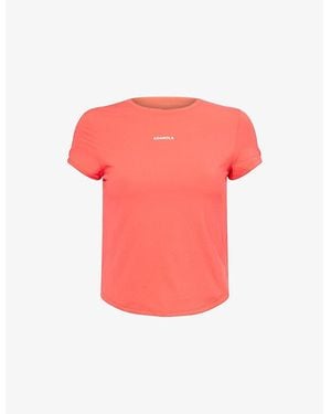 ADANOLA Ultimate Curved-Hem Stretch-Jersey Top - Pink