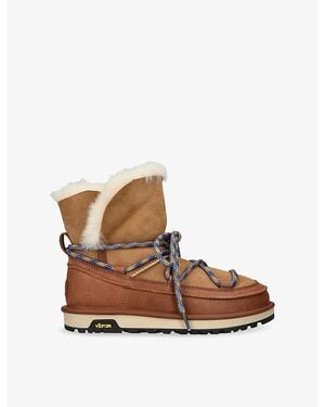 UGG Classic Tread Suede Boots - Brown
