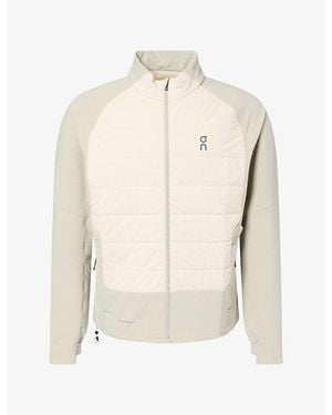 On Shoes Weather Hybrid Quilted Shell Jacket - Natural