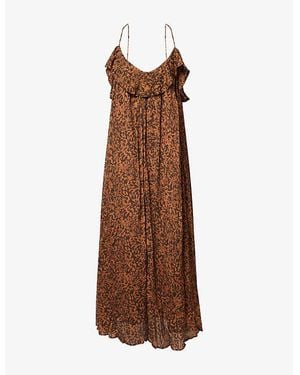 Dissh Terra Capri Sleeveless Maxi Dress - Brown