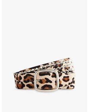 GALLERY DEPT. Studded Leather Belt - Metallic