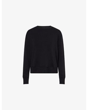 Splits59 Sonja Relaxed-Fit Stretch-Woven Sweatshirt - Black