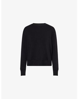 Splits59 Sonja Relaxed-Fit Stretch-Woven Sweatshirt - Black
