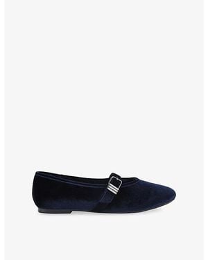 KG by Kurt Geiger Neve Woven Ballet Flats - Blue