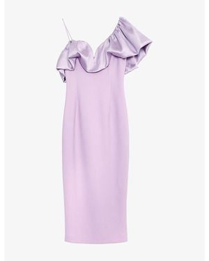 Phase Eight X Goodwood Racecourse Onessa Woven Maxi Dress - Purple