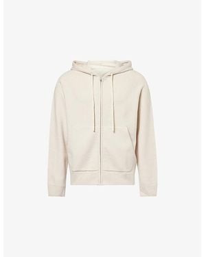 PAIGE Cassano Zip-Up Knitted Hoody - Natural