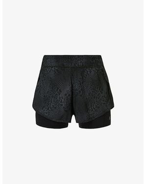Sweaty Betty Get Set 2-In-1 Multi-Train Stretch-Woven Shorts - Black