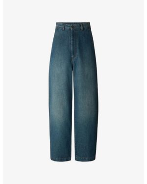 Soeur Gabin Straight-Leg Relaxed-Fit Denim Jeans - Blue