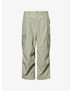 A Bathing Ape Ripstop Straight-Leg Cotton Cargo Pants - Green