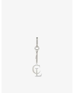 Christian Louboutin Cl-Toned Metal Keyring - White
