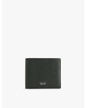 Tom Ford T-Line Classic Leather Bifold Wallet - Black