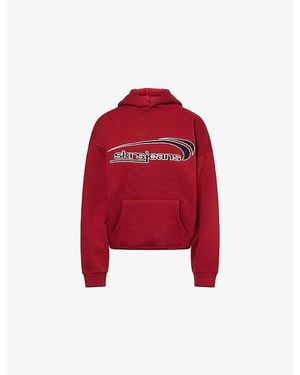 Sisters & Seekers Staten Logo-Embroidered Cotton-Jersey Hoody