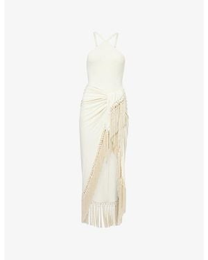 Taller Marmo Hera Artisanal Swimsuit - White