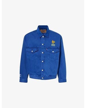 Levi's Levi's X World Cup France F.F.F Denim Trucker Jacket - Blue