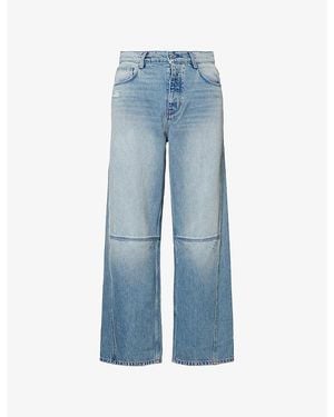 NAHMIAS Venice Wide-Leg Denim Jeans - Blue