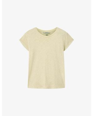 AllSaints Anna Relaxed-Fit Short-Sleeve Cotton T-Shirt - Natural