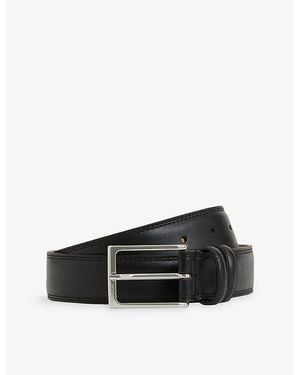BOGGI Leather Buckle Belt - Black
