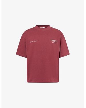 The Couture Club Endless Summer Graphic-Print Cotton T-Shirt - Red